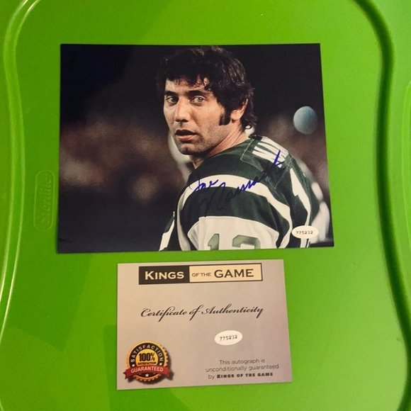 Joe Namath  Autographed 8 x 10 photo - Picture 1 of 1